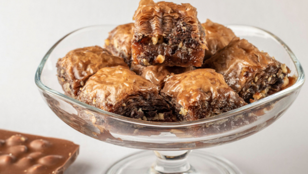 posna baklava sa čokoladom