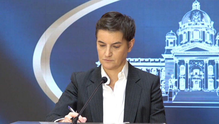 Konferencija za medije predsednice Narodne Skupštine Republike Srbije Ane Brnabić