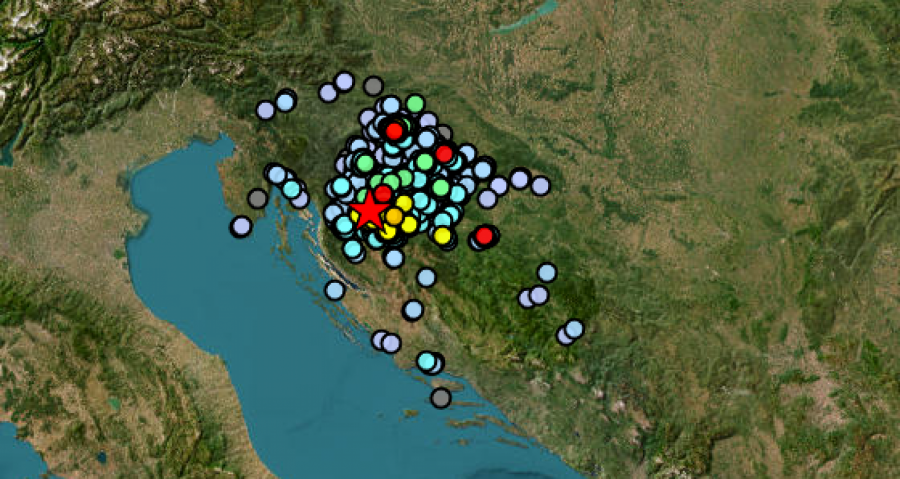 zemljotres u hrvatskoj