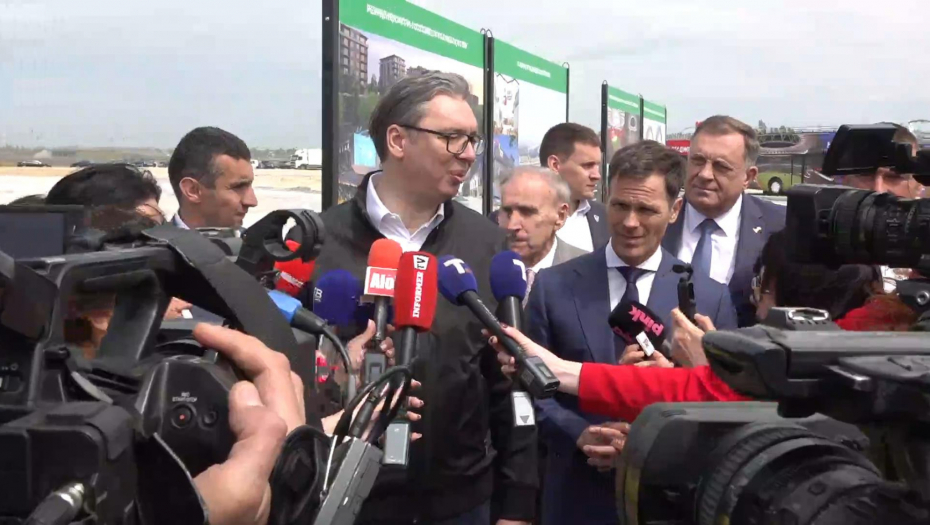 Predsednik Vučić obilazi pripremne radove na izgradnji kompleksa EXPO 2027