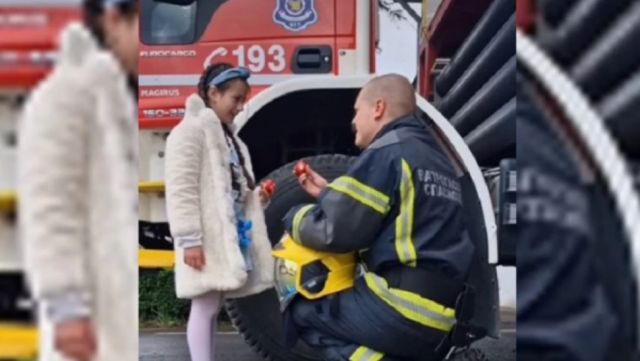 Vatrogasac spašava uskršnje jaje