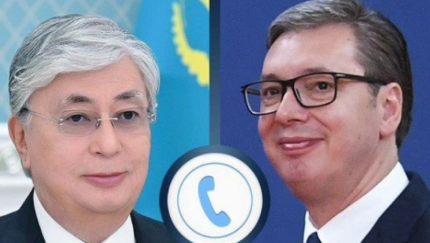 Aleksandar Vučić i Kasim Žomart Tokajev