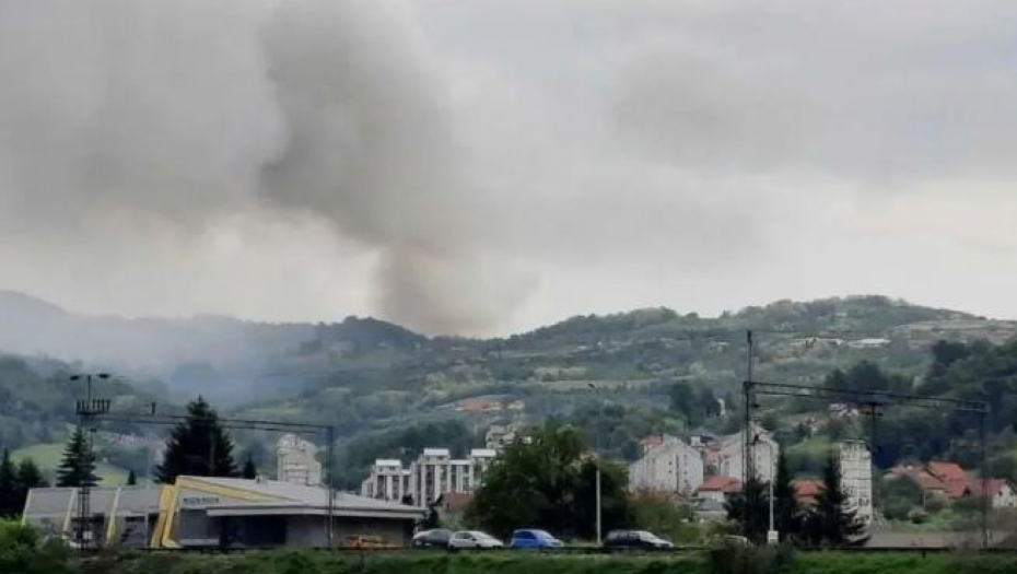 Požar na deponiji kod Užica