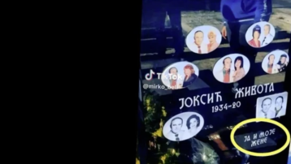 Joksić Života i spomenik sa sedam žena