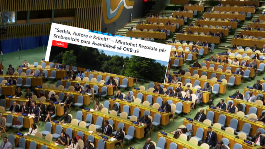 albanci slave rezoluciu protiv Srbije