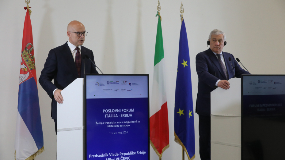 Miloš Vučević i Antonio Tajani