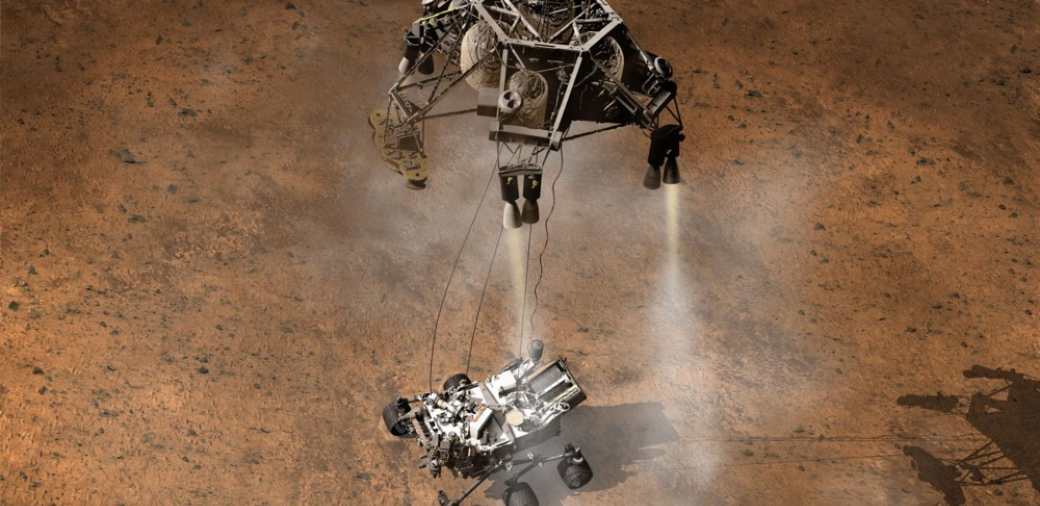 Mars Curiosity landing