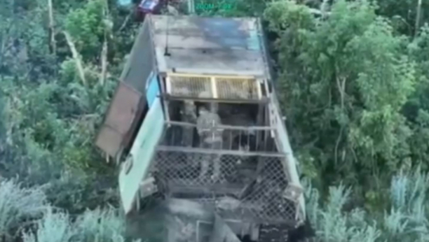 Ukrajinci zarobili ruski tenk kornjaču