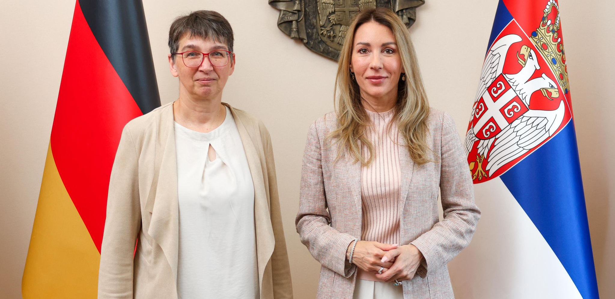 Dubravka Đedović Handanović i Anke Konrad