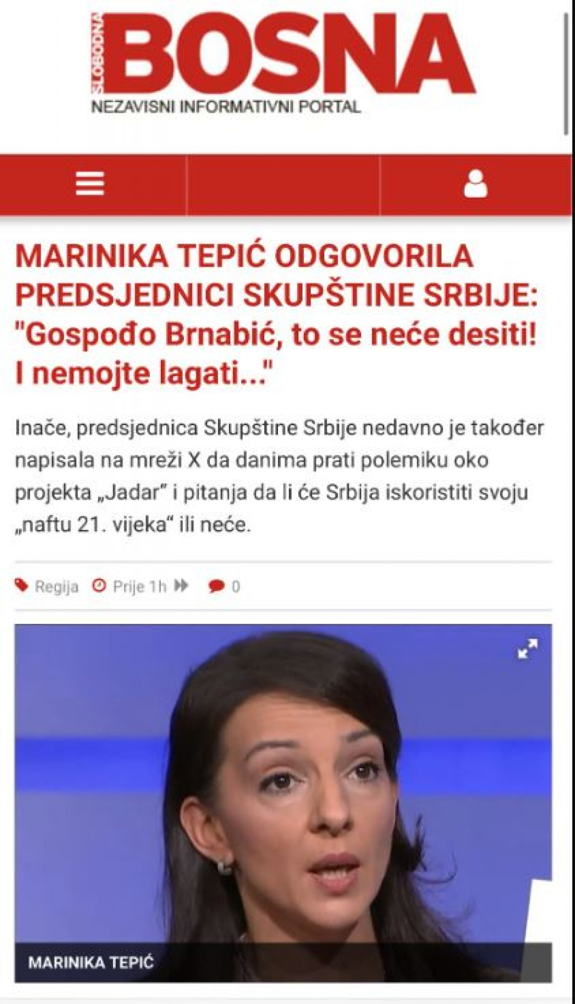 Marinika Tepić