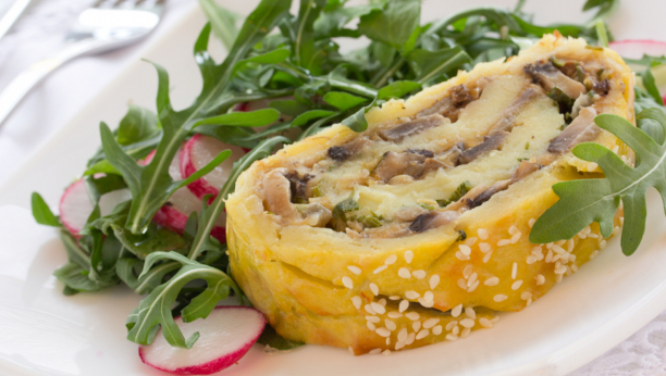 štrudla sa pečurkama i krompirom