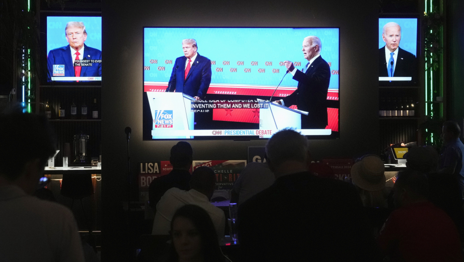 Debata Dzozef Bajden Donald Tramp