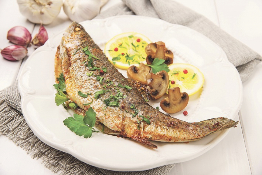 pastrmka sa pečurkama