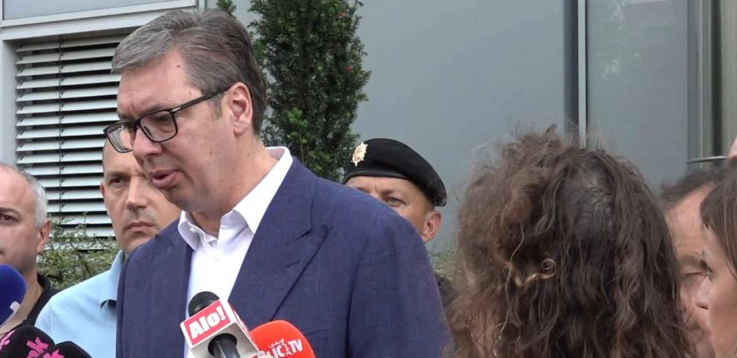 Aleksandar Vučić ranjen žandarm izraelska ambasada