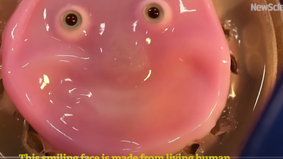 Robotsko lice od ljudske kože