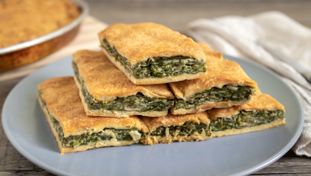 posna pita sa spanaćem na vodi