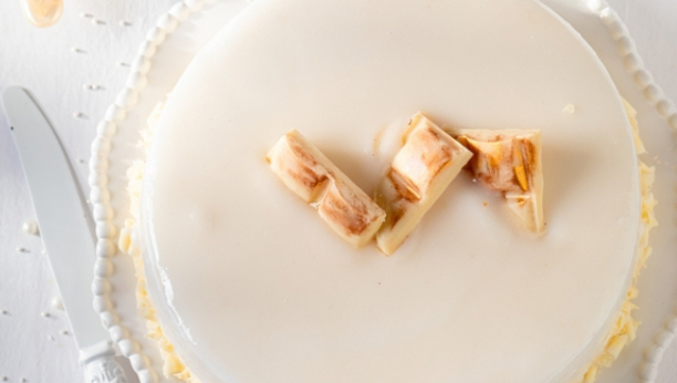 glazura od bele čokolade