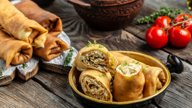 zapečene palačinke sa mesom