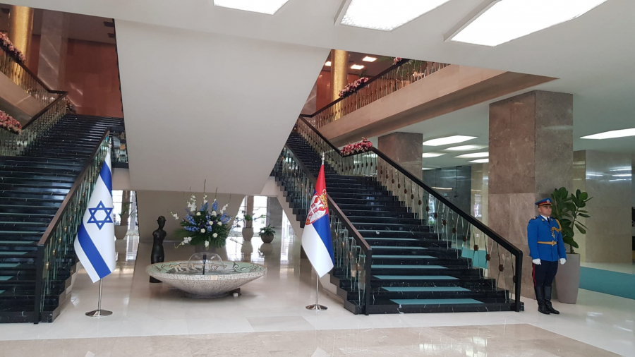 Predsednik Vučić dočekuje predsednika Izraela Isaka Hercoga koji boravi u zvaničnoj poseti Srbiji