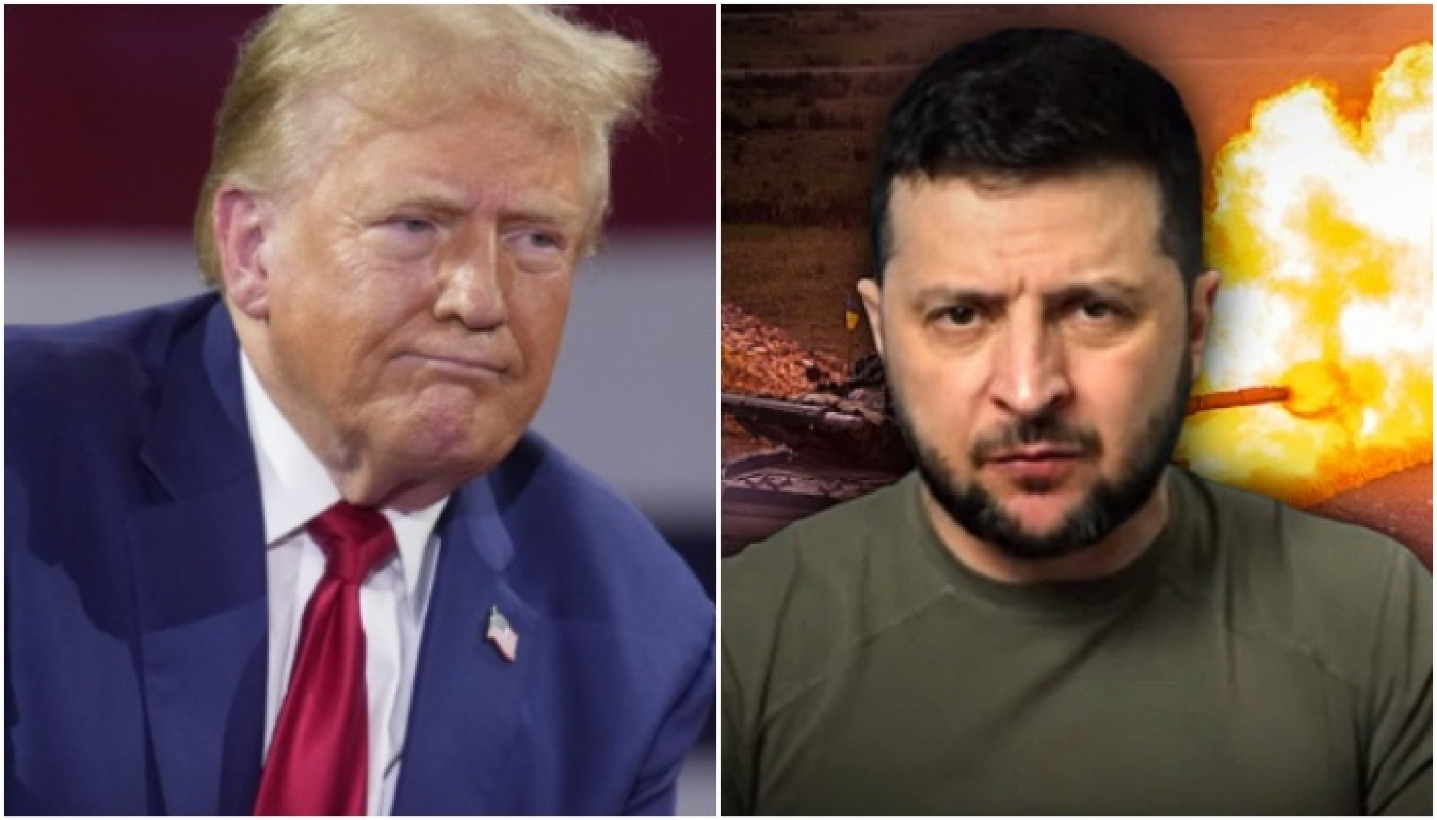 Donald Tramp i Vladimir Zelenski