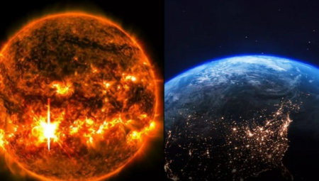Sunčeve pege mogu izazvati snažna ispuštanja zračenja – Sunčeve baklje – i koronalne izbačaje mase, brze oblake plazme koji mogu pogoditi Zemlju