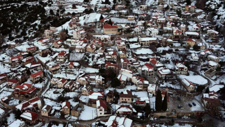 Kato Nevrokopi se naziva "grčki Sibir" zbog ekstremno niskih temperatura zimi