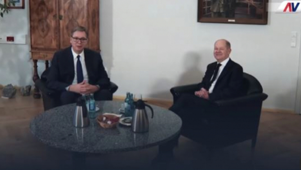 Aleksandar Vučić i Olaf Šolc