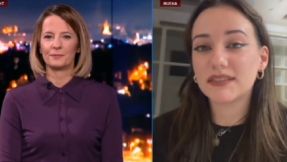 Studentkinja iz Rijeke koja podržava studentske proteste u Srbiji