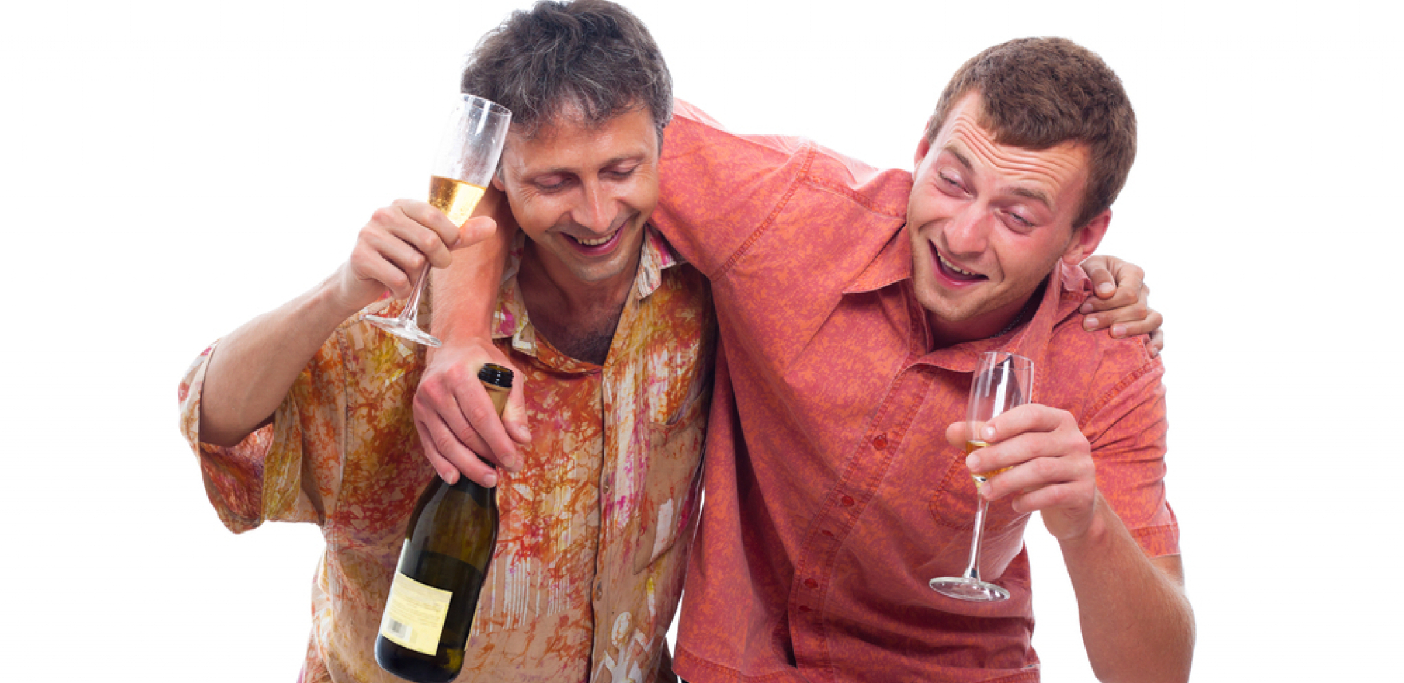 dva pijana muškarca