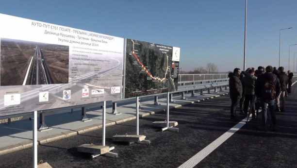 Predsednik Vučić na otvaranju deonice Kruševac -Trstenik - Vrnjačka Banja na Moravskom koridoru