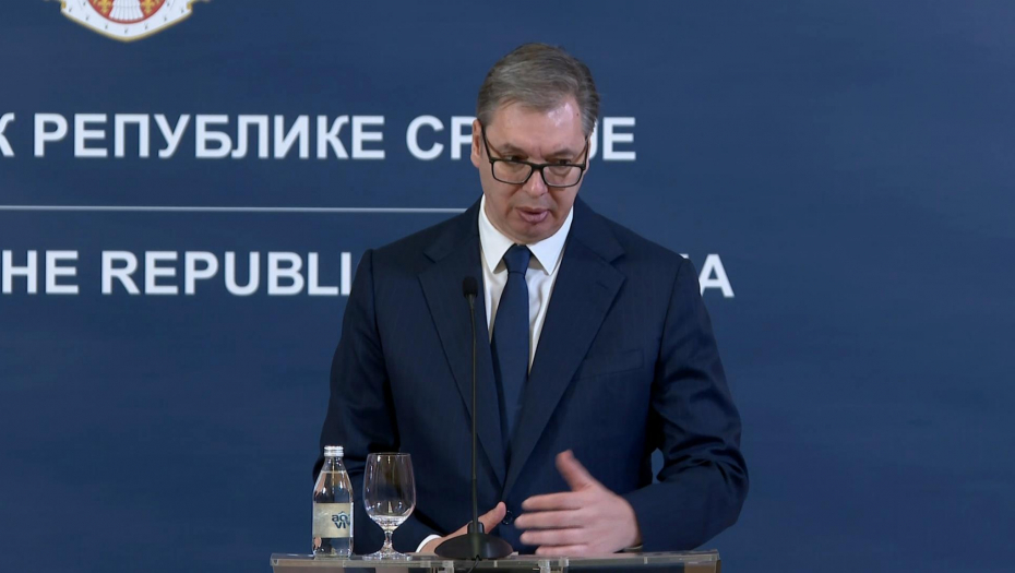 Obraćanje predsednika Vučića i Ričarda Verma