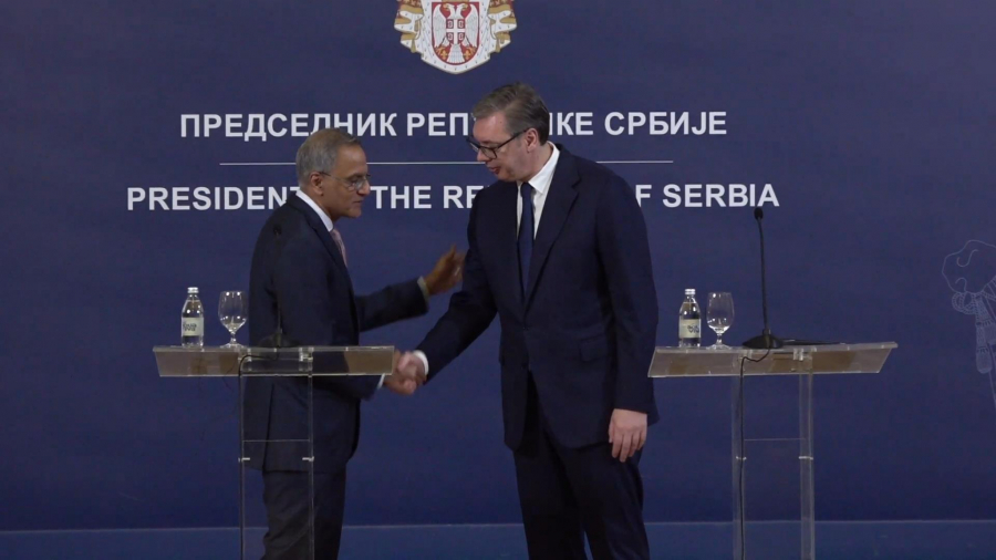 Obraćanje predsednika Vučića i Ričarda Verma