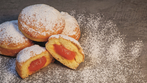 krofne sa džemom od kajsija