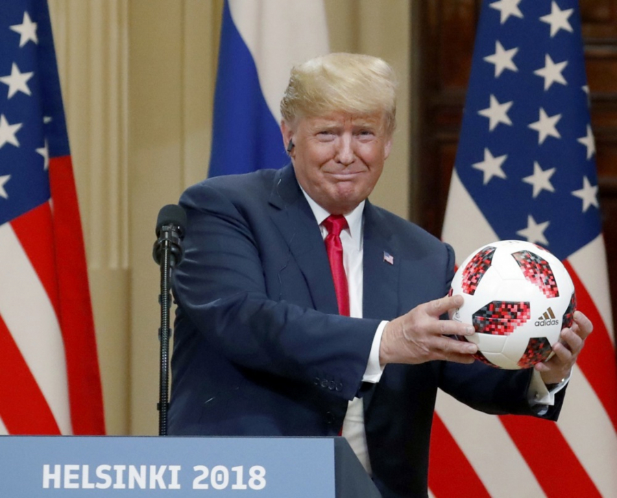 Donald Tramp i Vladimir Putin u Helsinkiju 2018. godine