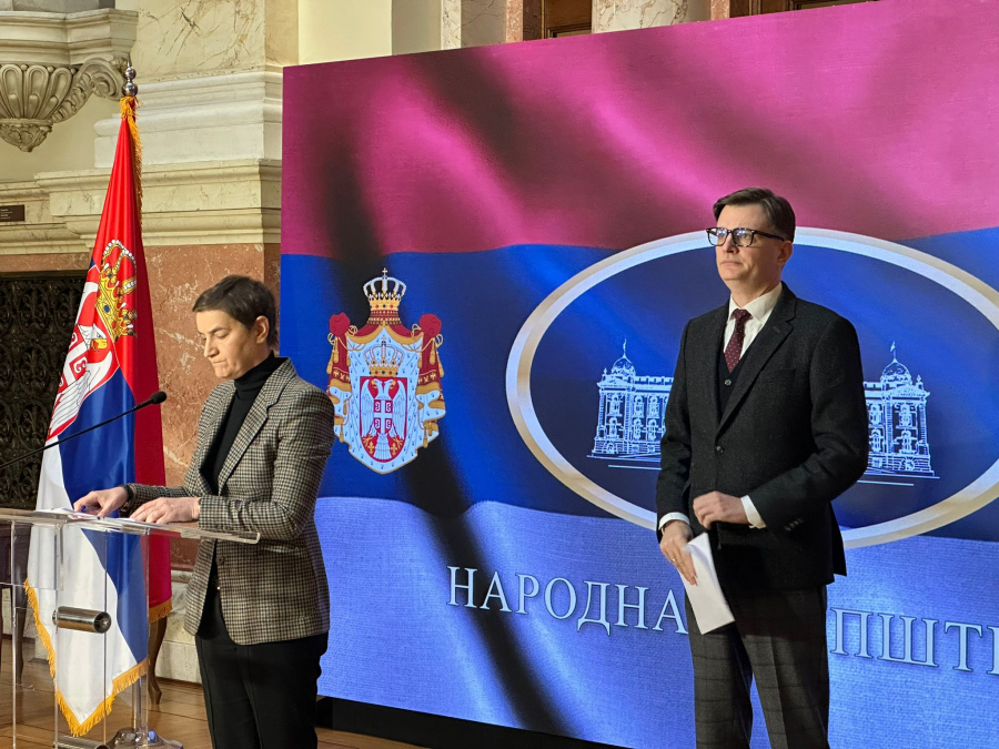 Ana Brnabić i Milenko Jovanov