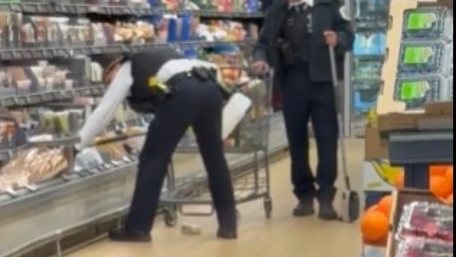 kojot u supermarketu