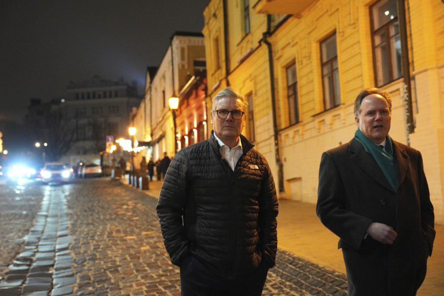 Kir Starmer i Volodimir Zelenski