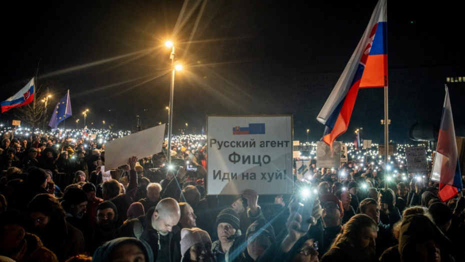 Protest u Slovačkoj