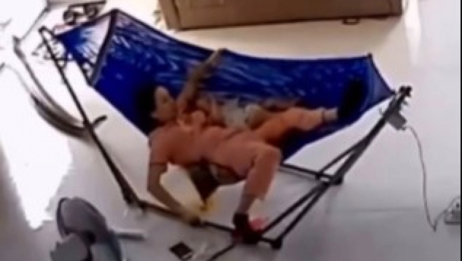 zmija ispod ljuljaške