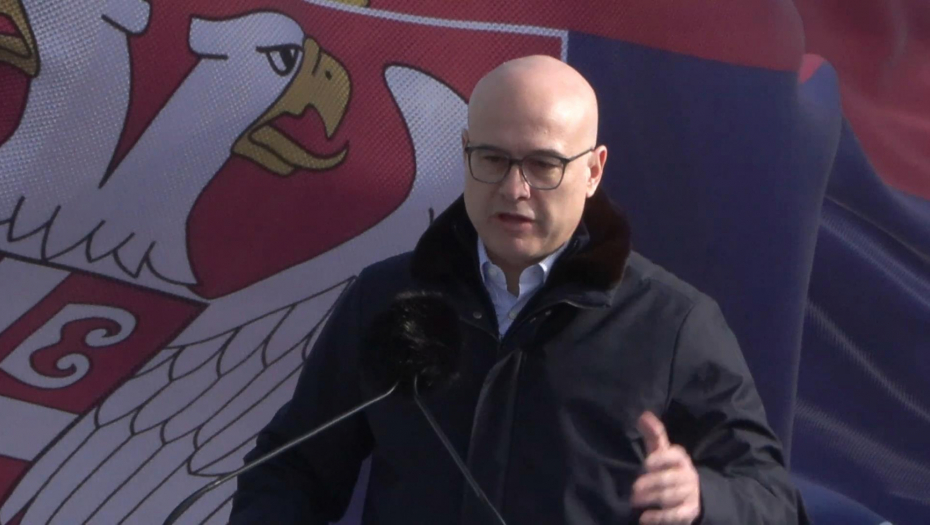 Premijer Vučević na otvaranju poddeonice od Iverka do petlje Divci