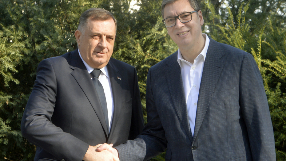 Aleksandar Vučić i Milorad Dodik