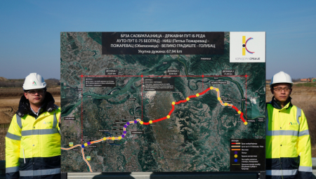 Predsednik Republike Srbije Aleksandar Vučić obići će danas u 18 časova radove na Dunavskom koridoru kod Golupca, koji predstavlja jedan od najvažnijih infrastrukturnih poduhvata
