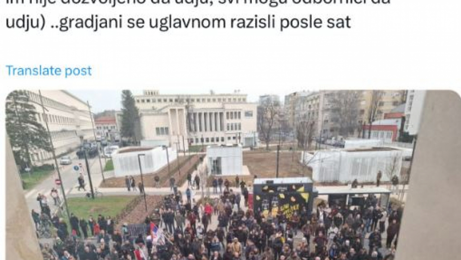 Nasilje opozicije u Novom Sadu