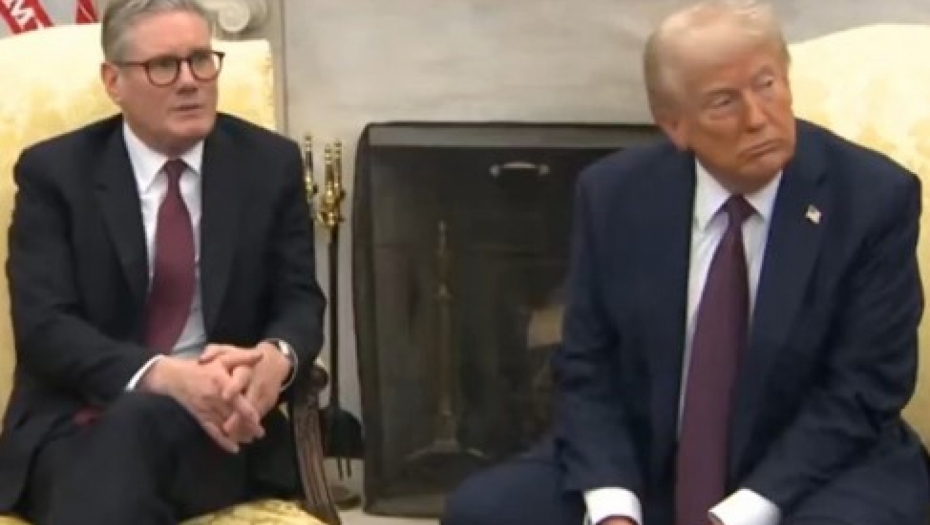 Donald Tramp i Kir Starmer