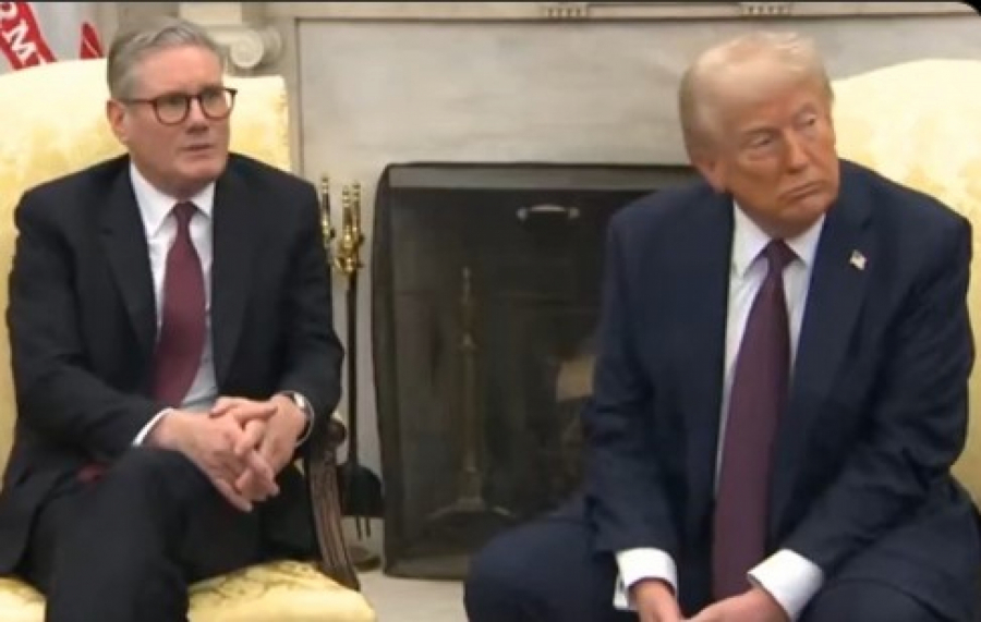 Donald Tramp i Kir Starmer