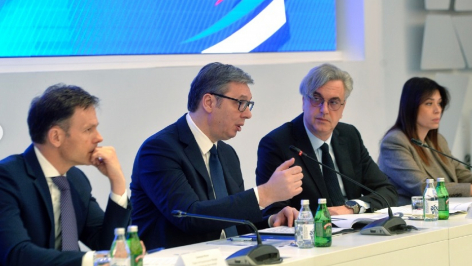 Siniša Mali i Aleksandar Vučić