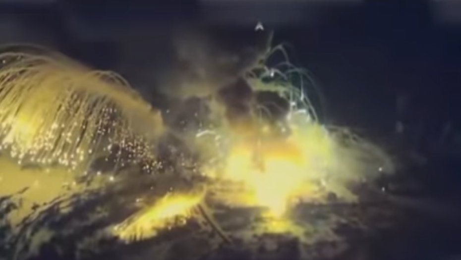 Unišpteno rusko skladište municije