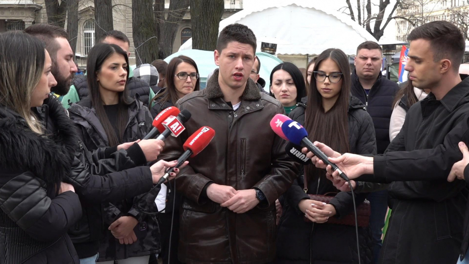 Studenti koji hoće da uče se obraćaju građanima Srbije