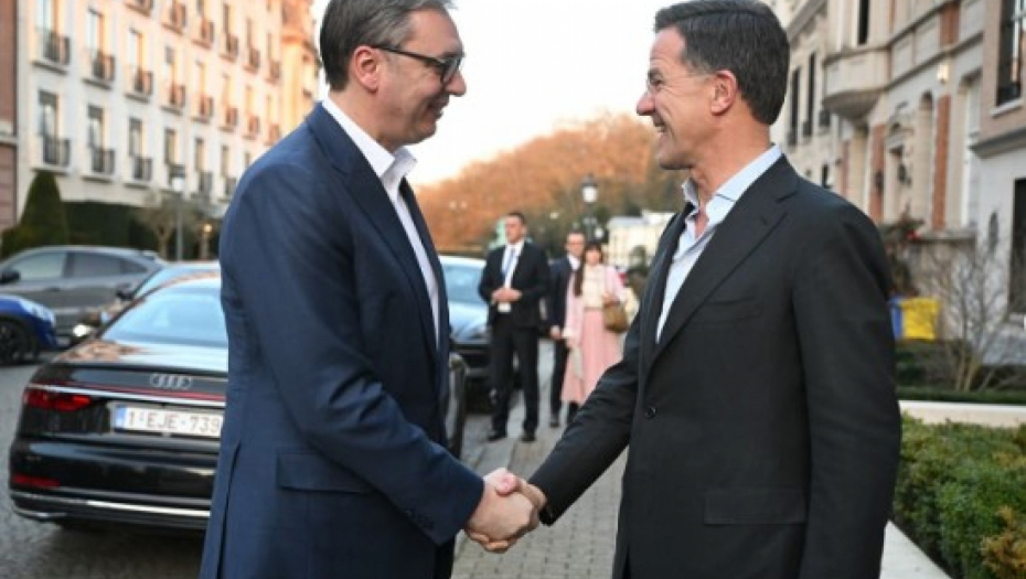 Aleksandar Vučić i Mark Rute