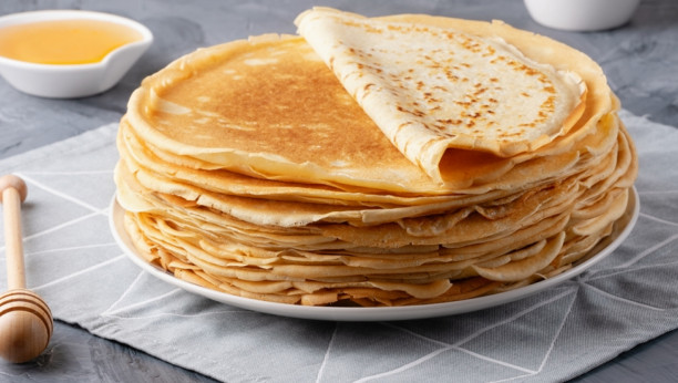 posne palačinke na vodi